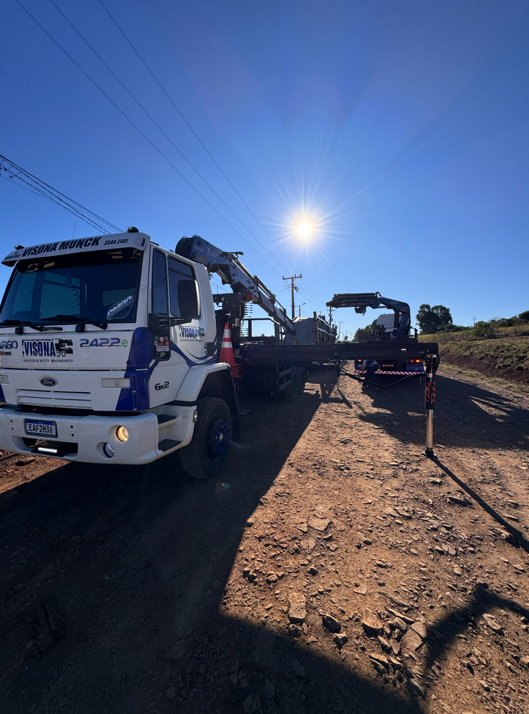 Operação técnica realizada pela Visoná.